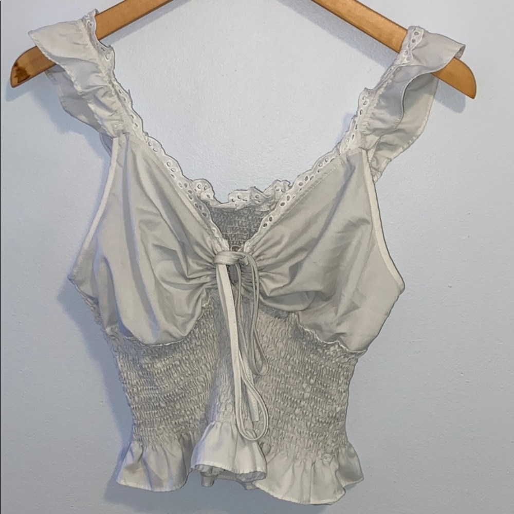White blouse top